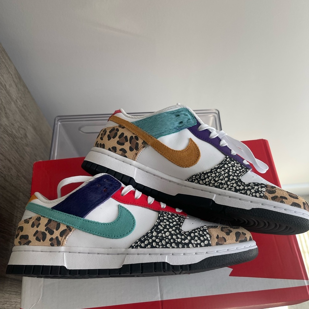 Wild Safari Nike Dunks